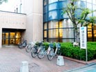 葛飾区立鎌倉図書館の駐輪場